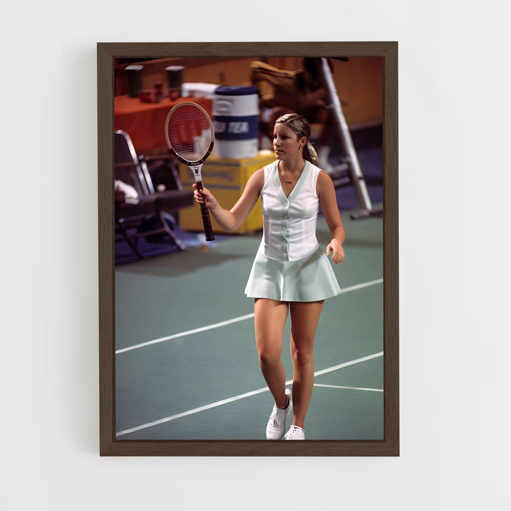 Poster Chris evert racket – affiche Tennis (vue 5)